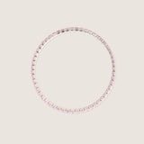 Light Pink Baguette Stone Stretch Bracelet
