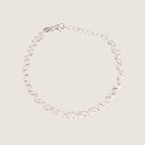 Luna Leaf Bracelet Silver
