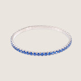Sapphire Stretch Tennis Bracelet
