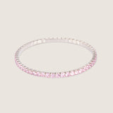 Light Pink Baguette Stone Stretch Bracelet