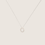 Luna Halo Pendant Necklace