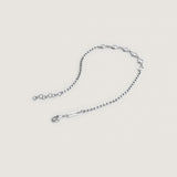 Mini Icon Ball Chain Bracelet Silver