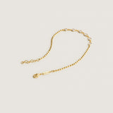 Mini Icon Ball Chain Bracelet Gold