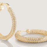 Daphne Gold Medium Hoop Earring