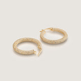 Daphne Gold Medium Hoop Earring