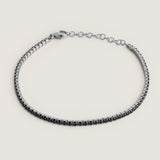 Black Stone Tennis Marina Bracelet - By Eda Dogan