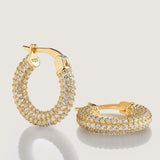 DAPHNE GOLD HOOPS - By Eda Dogan
