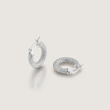 Daphne Silver Hoops - By Eda Dogan