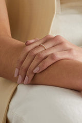 Eternity Pave Diamond Ring Gold