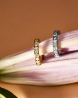 Gold Skinny Sparkling Ear Cuf - By Eda Dogan