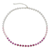 Heart-Cut Quartz Stone Choker - By Eda Dogan