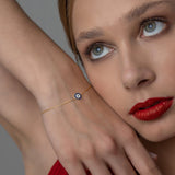Mini Charm Evil Eye Bracelet - By Eda Dogan