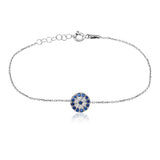 Mini Charm Evil Eye Bracelet - By Eda Dogan