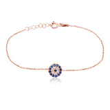 Mini Charm Evil Eye Bracelet - By Eda Dogan