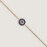 Mini Charm Evil Eye Bracelet - By Eda Dogan