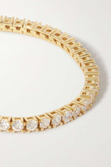 Serena Gold-Plated cubic zirconia bracelet