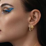 SMALL RECTANGLE EARRINGS - By Eda Dogan