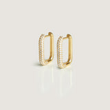 SMALL RECTANGLE EARRINGS - By Eda Dogan