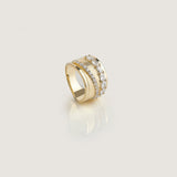 Twill Band Ring Gold - By Eda Dogan