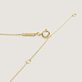 Wave 14k Gold Diamond Necklace - By Eda Dogan