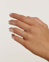 WHITE GOLD ETERNITY MINI RING