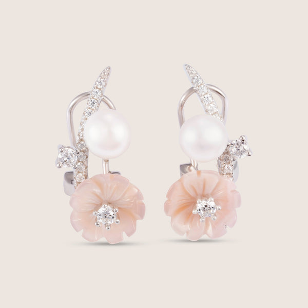 Blossom Pearl Earrings - By Eda Dogan