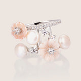 Blossom Pearl Ring - By Eda Dogan