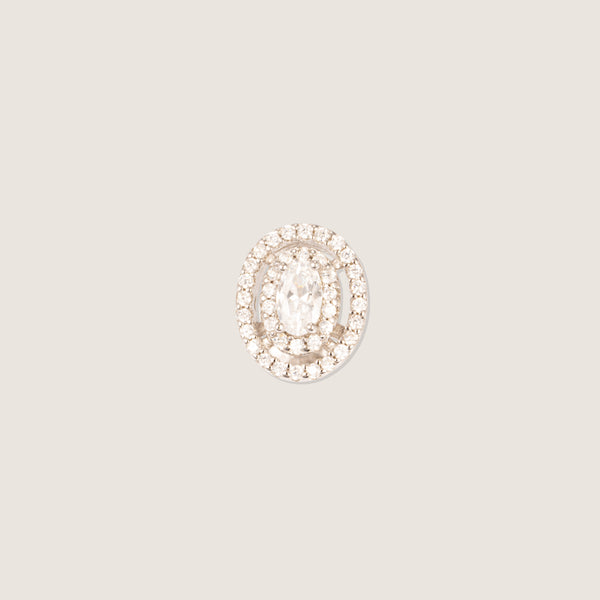 Luna Halo Pearl Studs