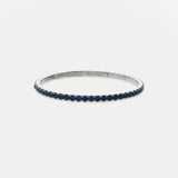 Sapphire Stretch Tennis Bracelet - By Eda Dogan