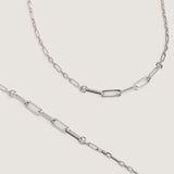 Laura Chain Necklace Silver