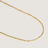 Bold Ball Chain Necklace Gold
