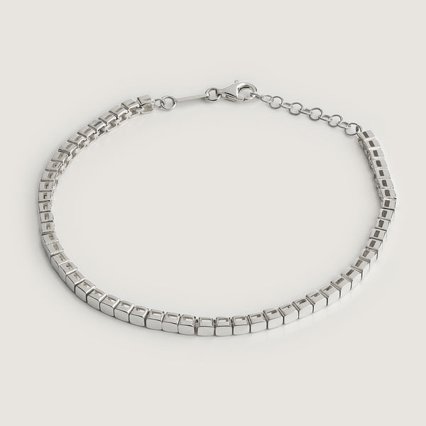 Monaco Chain Bracelet Silver