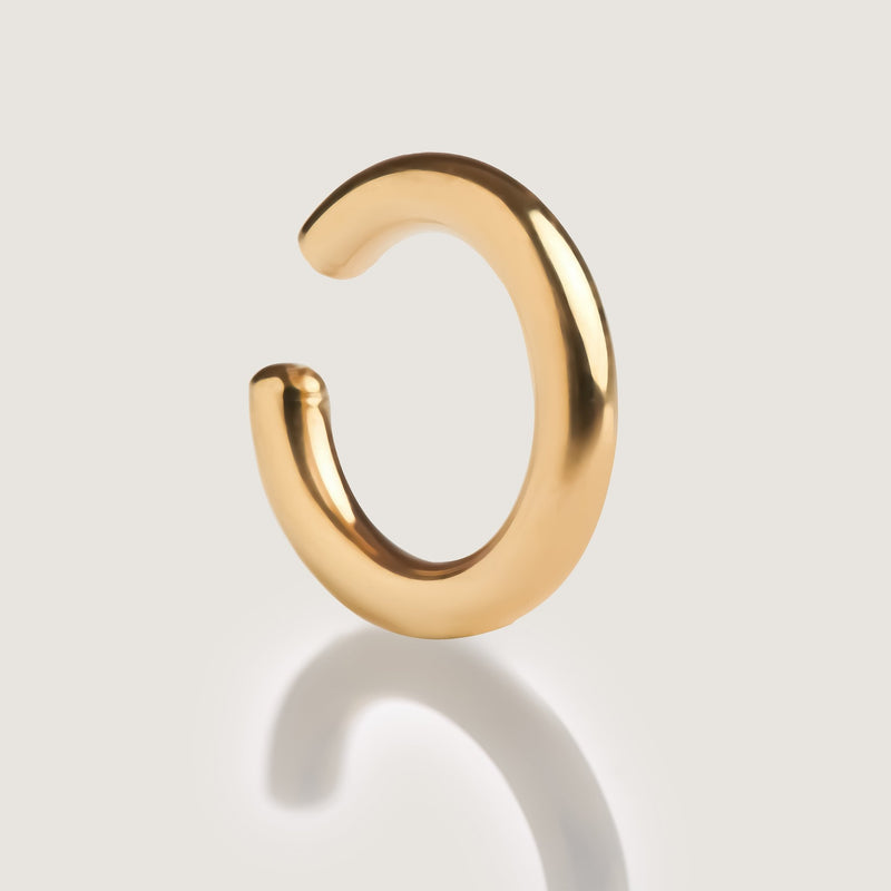 Art Deco Gold Ear Cuff - By Eda Dogan
