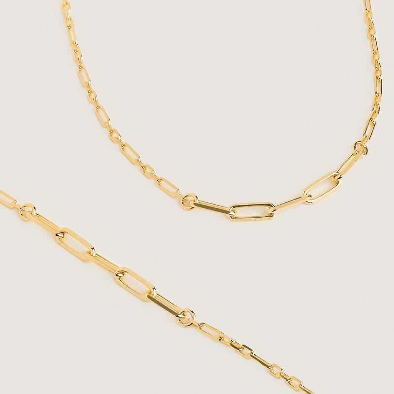 Laura Chain Necklace Gold - By Eda Dogan
