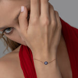 Mini Charm Evil Eye Bracelet - By Eda Dogan