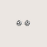 Mini Stud Solitaire Earring Silver - By Eda Dogan