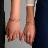 Monaco Chain Bracelet Gold - By Eda Dogan