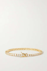 Serena Gold-Plated cubic zirconia bracelet