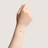 Wave 14k Gold Diamond Bracelet - By Eda Dogan